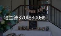 哈兰德370场300球效率超梅罗
，梅西需418场C罗554场